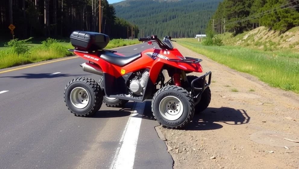 Får man köra fyrhjuling på väg