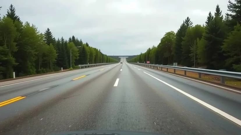 Får man köra om på höger sida på 90 väg