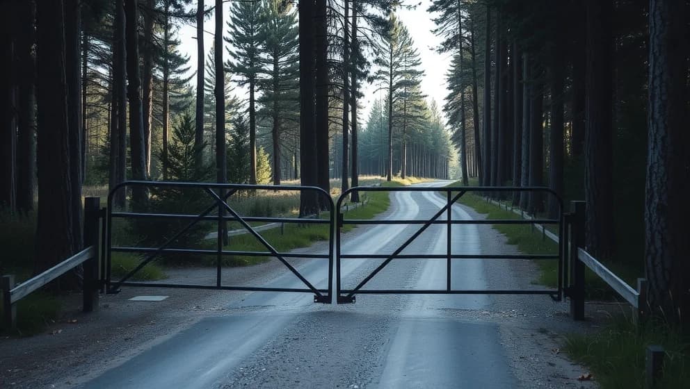 Får man köra på privat väg?