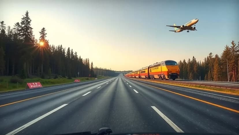 Umeå Stockholm avstånd och restid