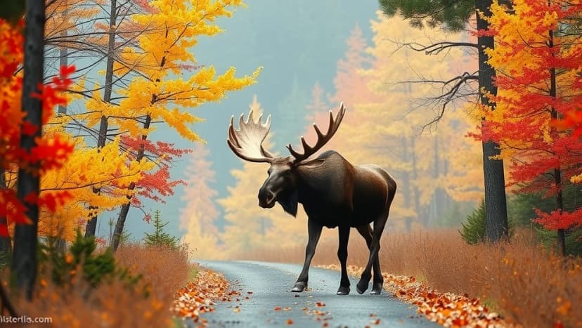 Vart är älgarna på väg i den stora älgvandringen